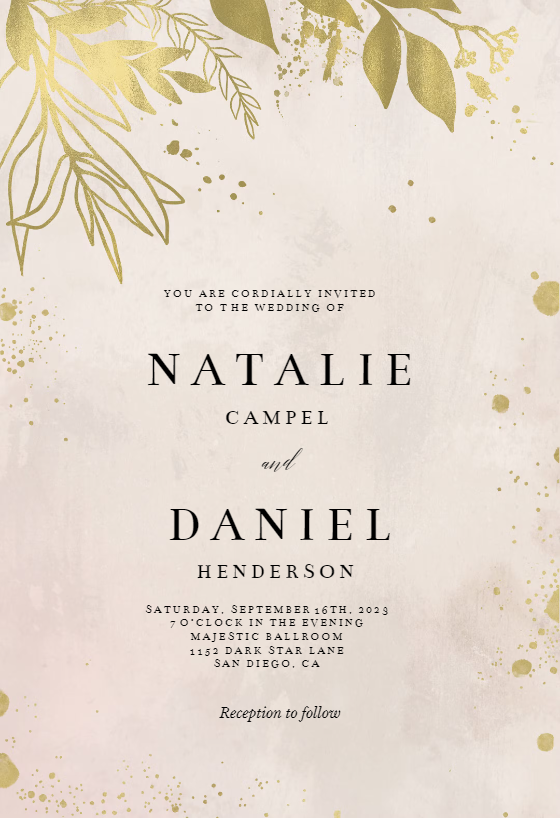 Wedding Invitation Templates (Free) | Greetings Island