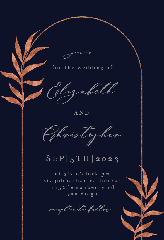 Wedding Invitation Templates (Free) | Greetings Island