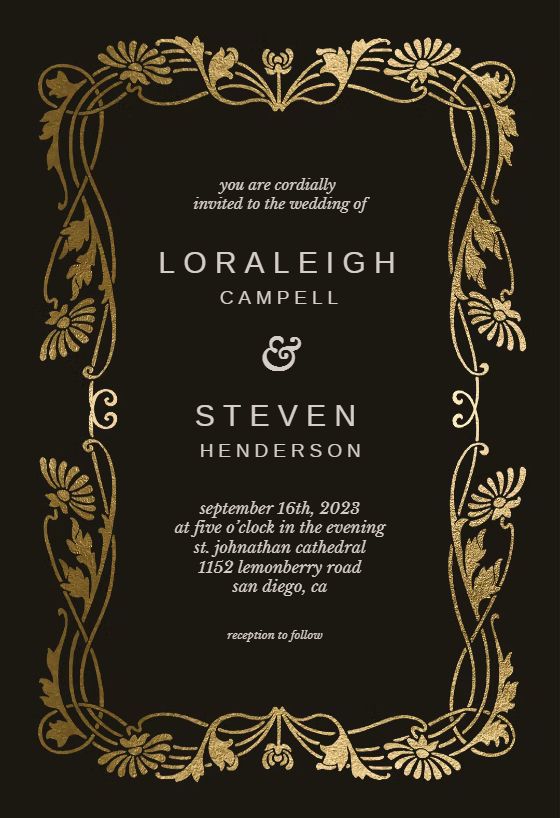 Wedding Invitation Templates (Free) | Greetings Island