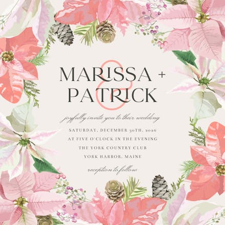 Happily ever after - wedding invitation