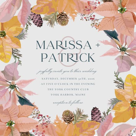 Happily ever after - wedding invitation