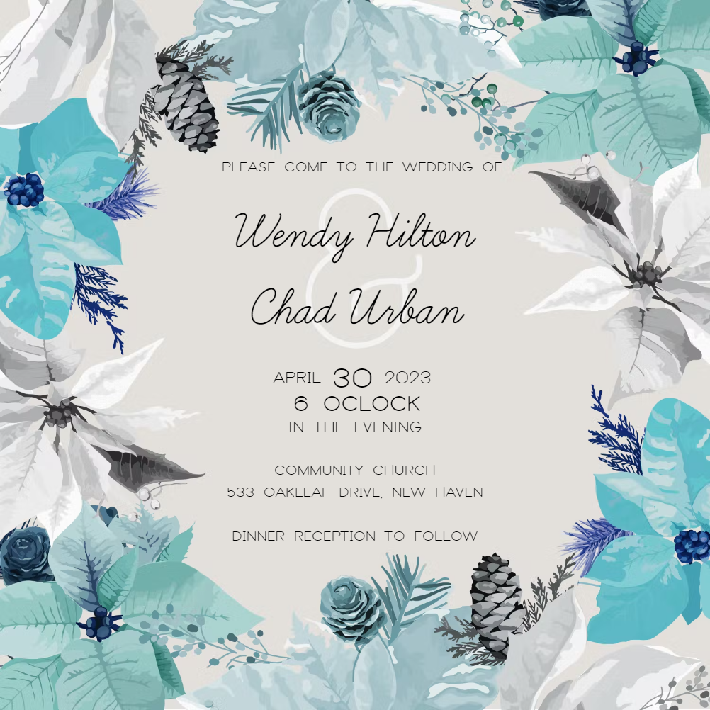 Wedding Invitation Templates (Free) | Greetings Island
