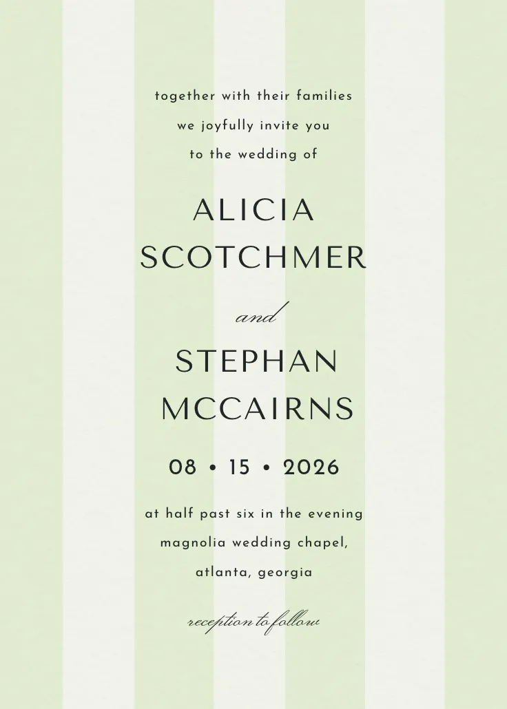 Heavenly blessings - invito di matrimonio