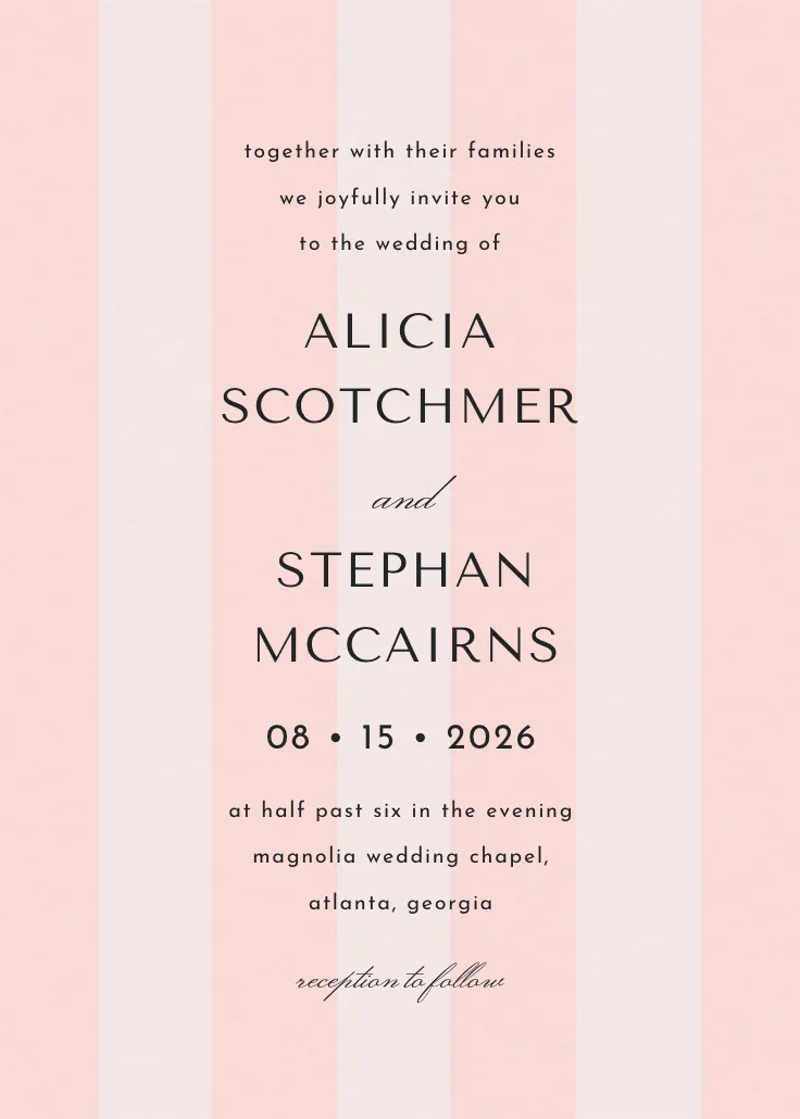 Heavenly blessings - invito di matrimonio