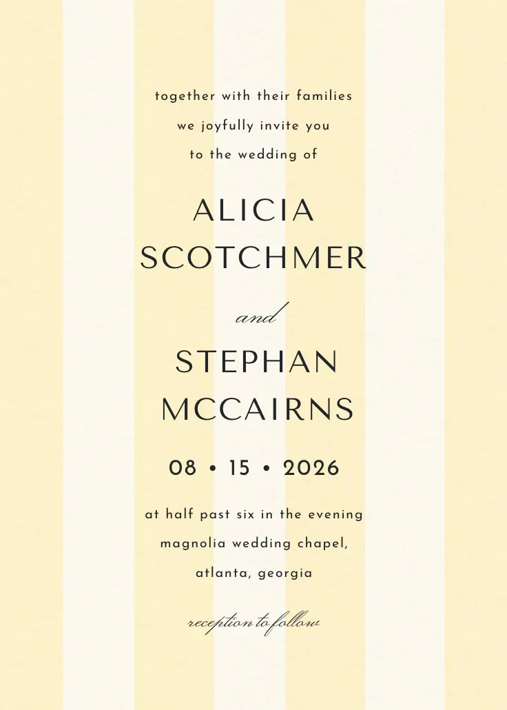 Heavenly blessings - invito di matrimonio