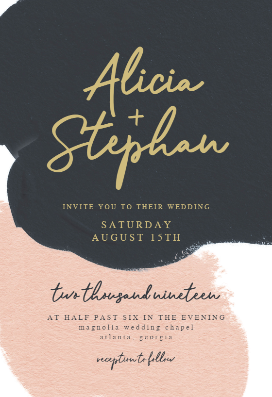 Rustic Chic - Wedding Invitation Template (free) | Greetings Island