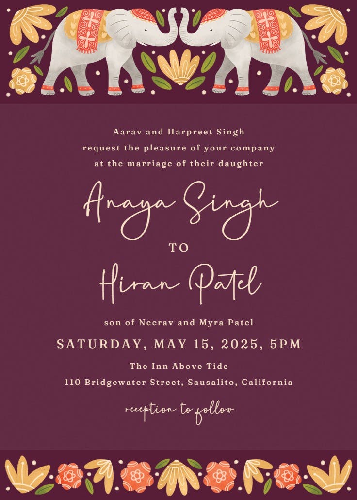 E Wedding Invitation Cards Free Indian E Wedding Invitation Cards Free Indian