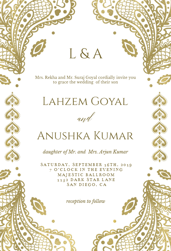 Wedding Invitation Templates (Free) | Greetings Island