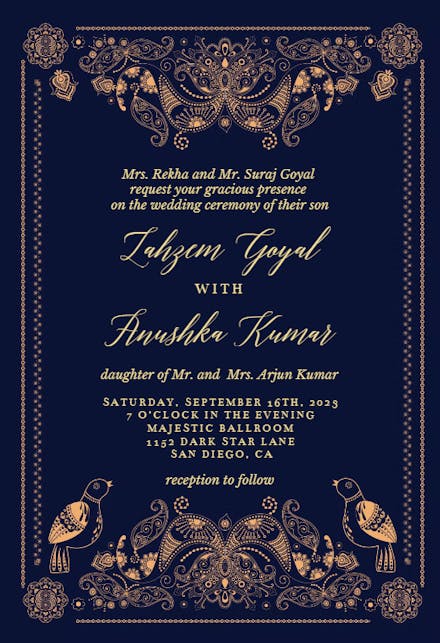 shop your wedding IVs and invitation cards on joyribbons. We'll design each IV to your satisfaction and we deliver anywhere in Nigeria