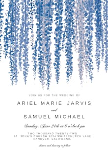 Ink Leaves - Wedding Invitation