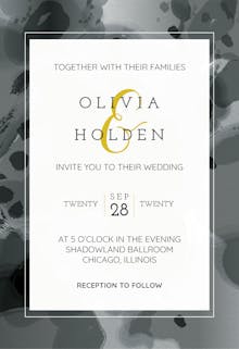 Inked Frame - Wedding Invitation
