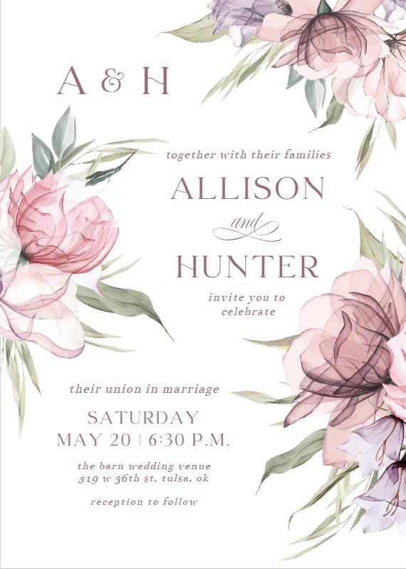 Knotted - wedding invitation