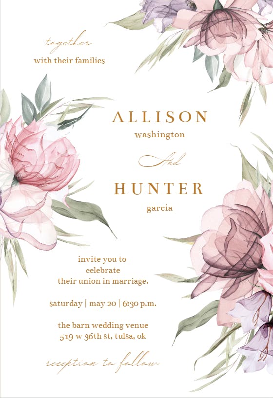 Knotted Wedding Invitation Template Greetings Island