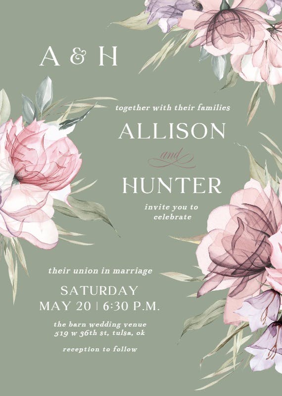 Knotted - wedding invitation