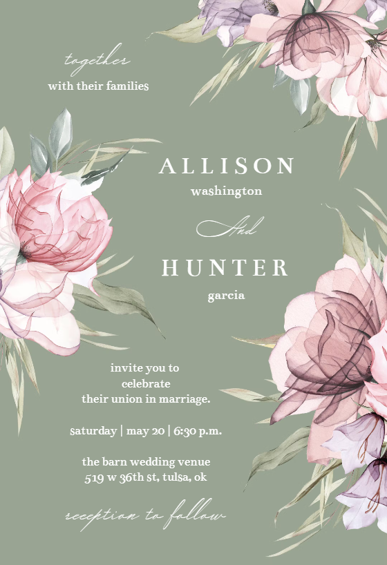 Wedding Invitation Templates (Free) | Greetings Island