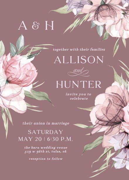 Knotted - wedding invitation