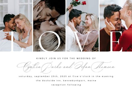 Endless Love - Wedding Invitation Template (free) 