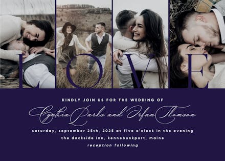 Love - wedding invitation