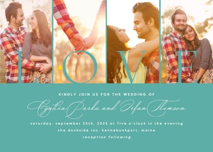 Love - wedding invitation
