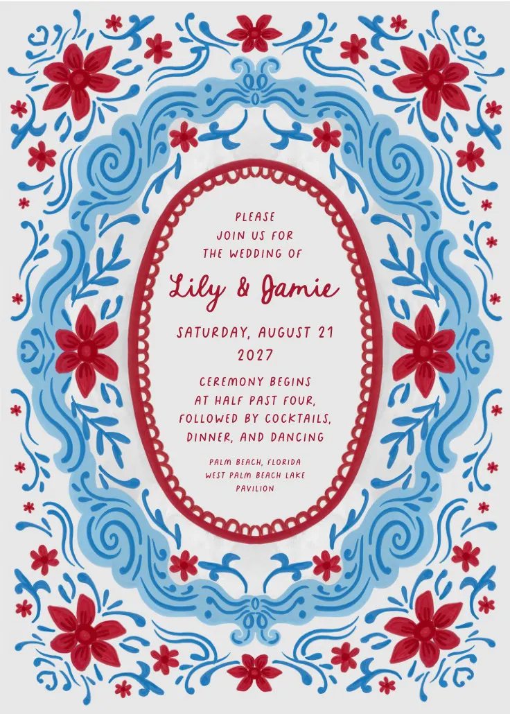 Love frame – hochzeitseinladung