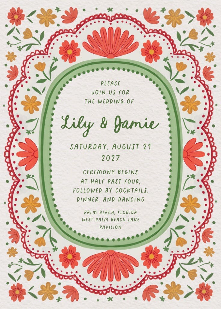 Love frame - düğün davetiyesi