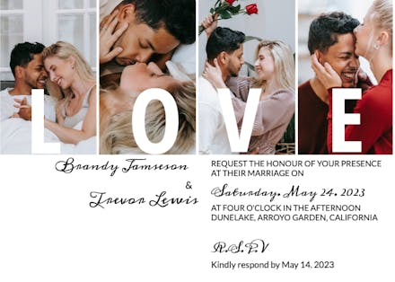 LOVE - Wedding Invitation