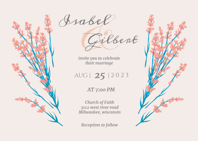 Wedding Invitation Templates (Free) | Greetings Island