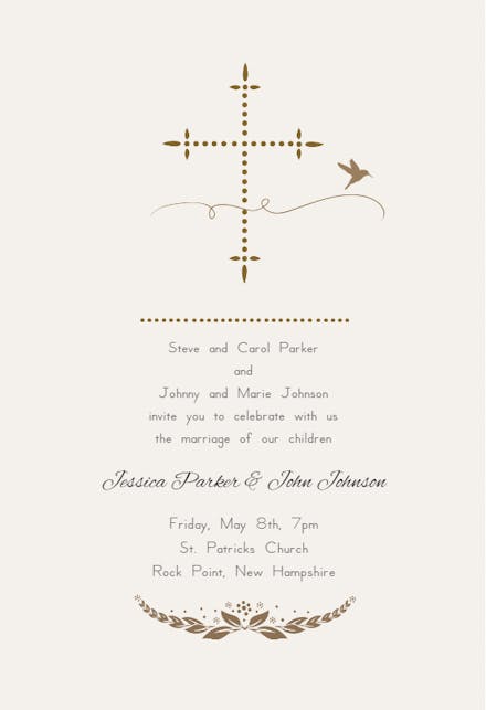 Modern And Minimal - Wedding Invitation