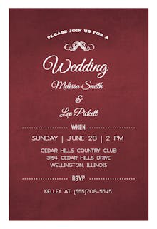 Modern Media - Wedding Invitation