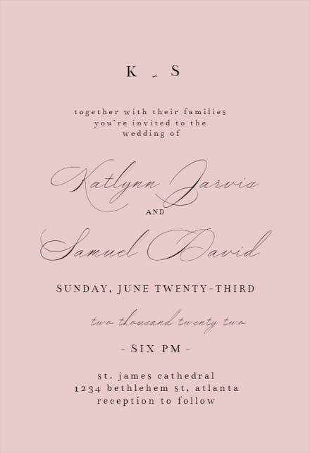 Modern Vintage - Wedding Invitation Template (Free) | Greetings Island