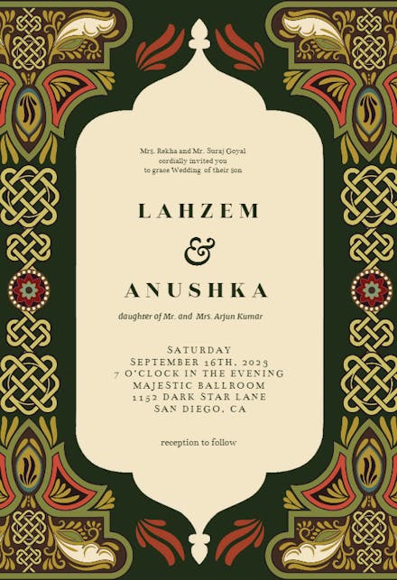 Mohabbat - Wedding Invitation