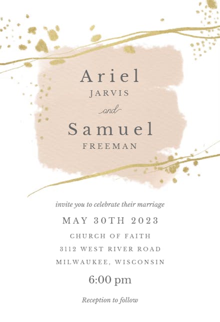 New story - Wedding Invitation