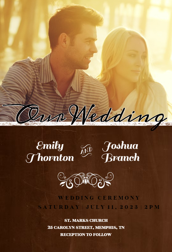 Our Wedding - Wedding Invitation Template | Greetings Island