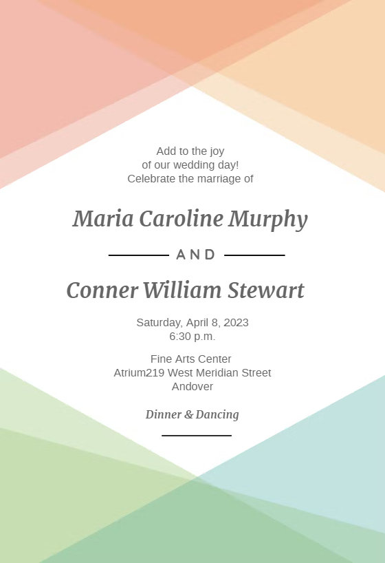 Wedding Invitation Templates (Free) | Greetings Island