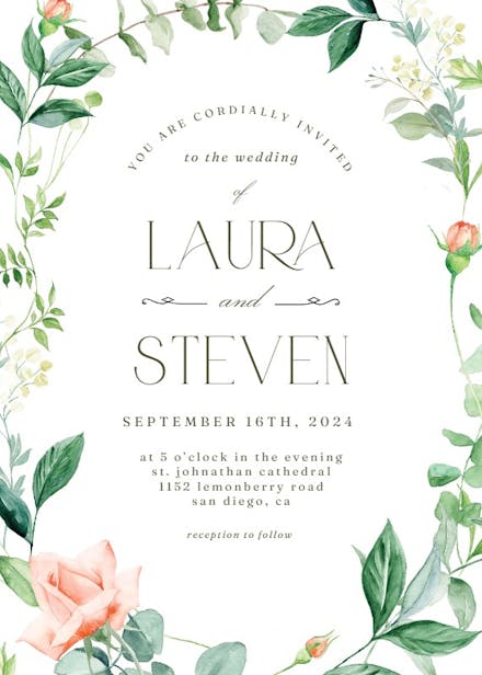 Page 11 | Wedding Invitation Templates (Free) | Greetings Island