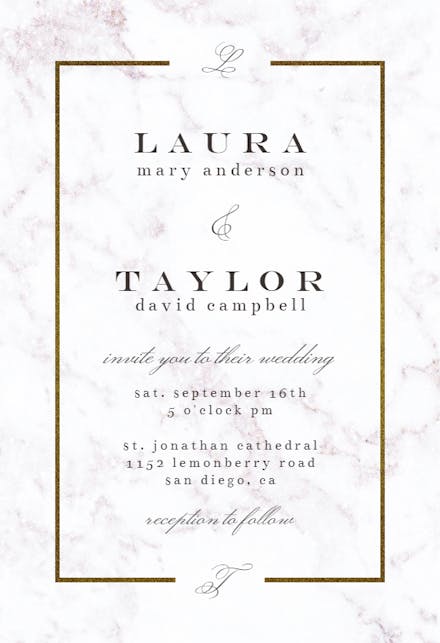 Pearl background - wedding invitation