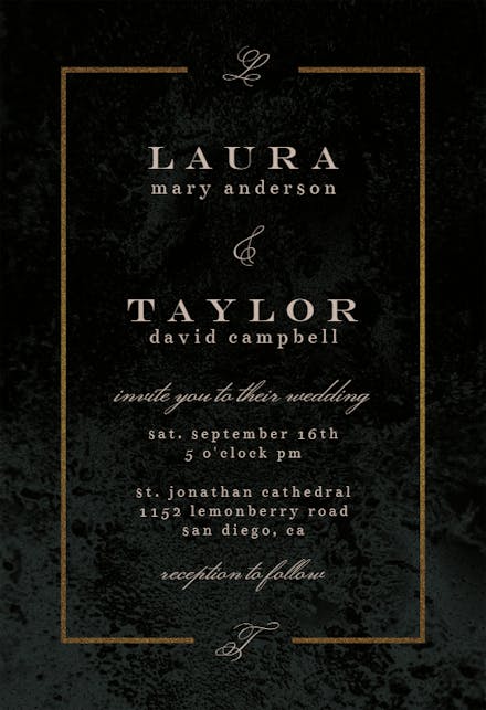 Pearl background - wedding invitation