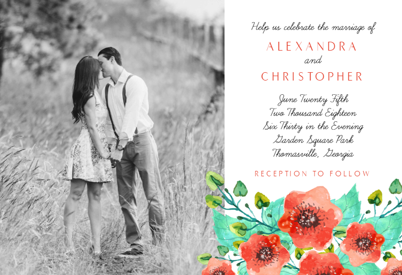 Wedding Invitation Templates (Free) | Greetings Island