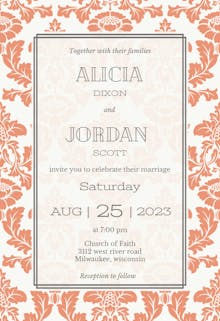 Rustic Frame - Wedding Invitation