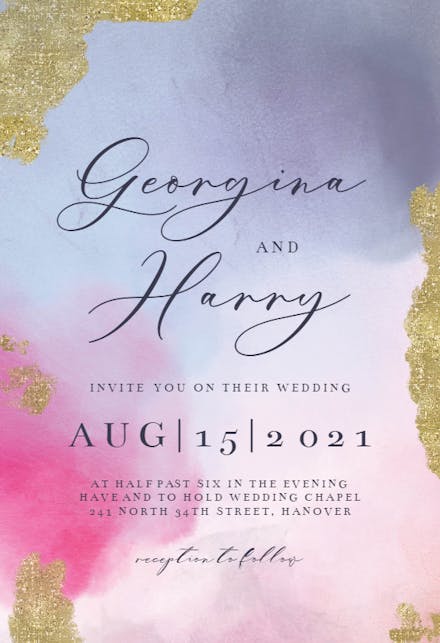 Shades of love - Wedding Invitation