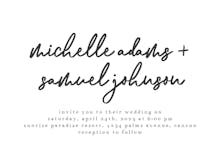 Shellia Typeface - Wedding Invitation