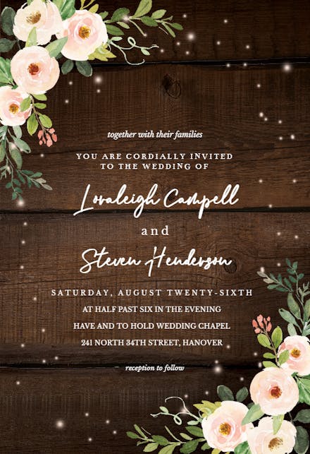 Sunflower Mason Jar Wedding Invitations SVG File - Download All Free ...