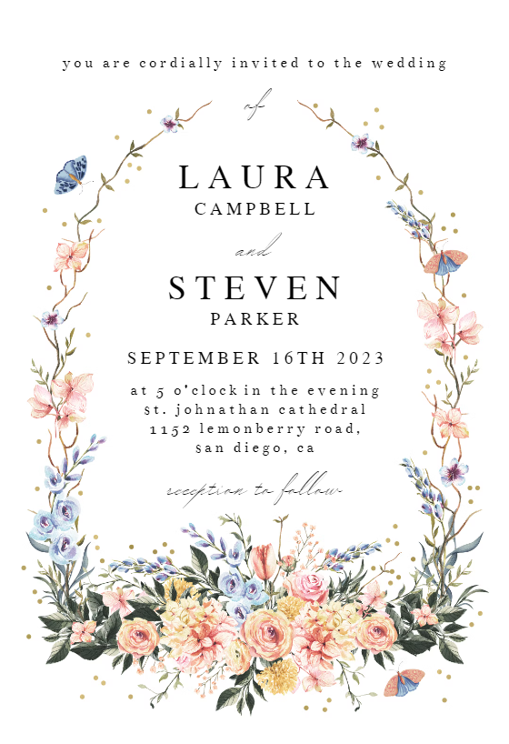 Wedding Invitation Templates (Free) | Greetings Island