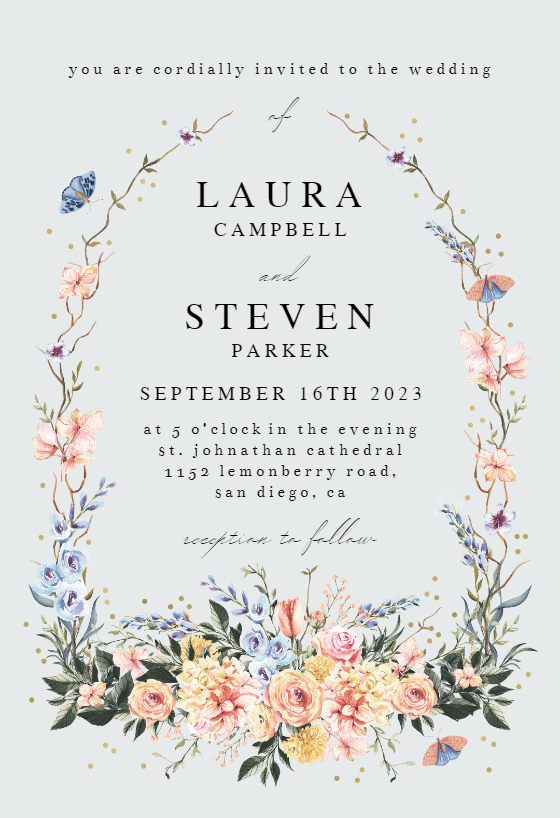 Wedding Invitation Templates (Free) | Greetings Island