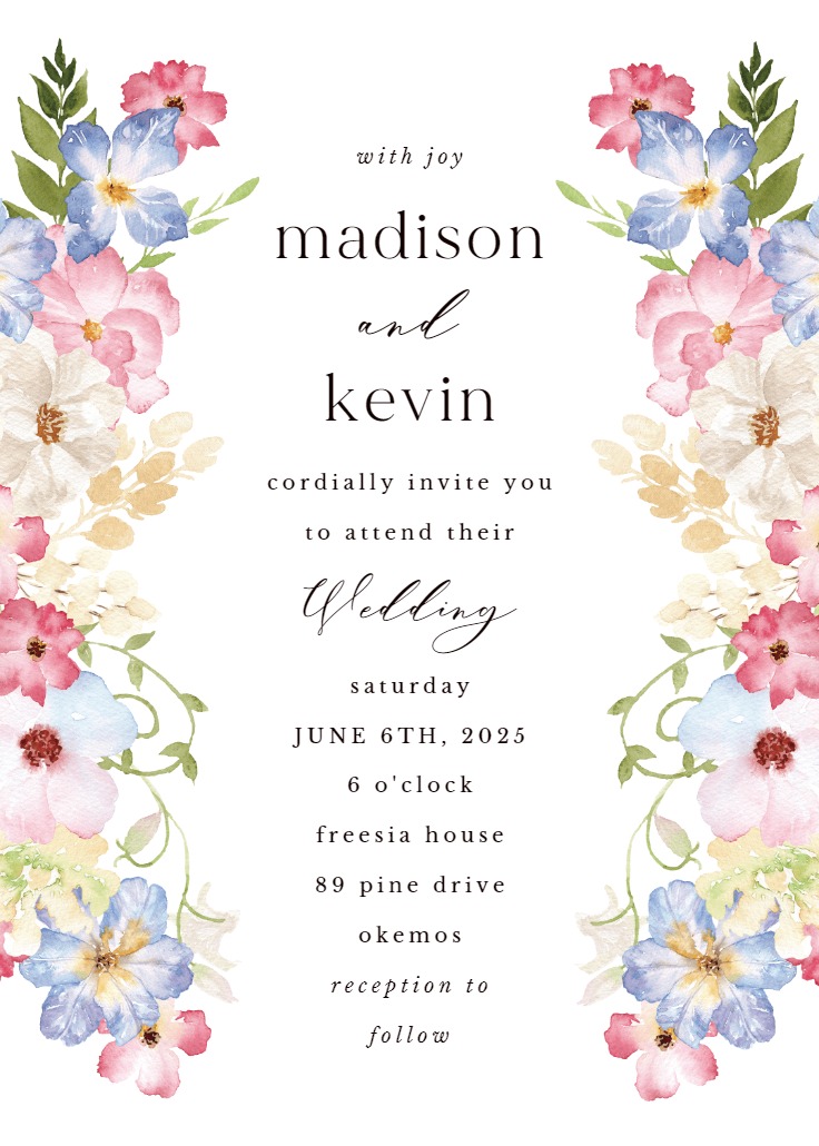 Growing Love - Wedding Invitation Template | Greetings Island