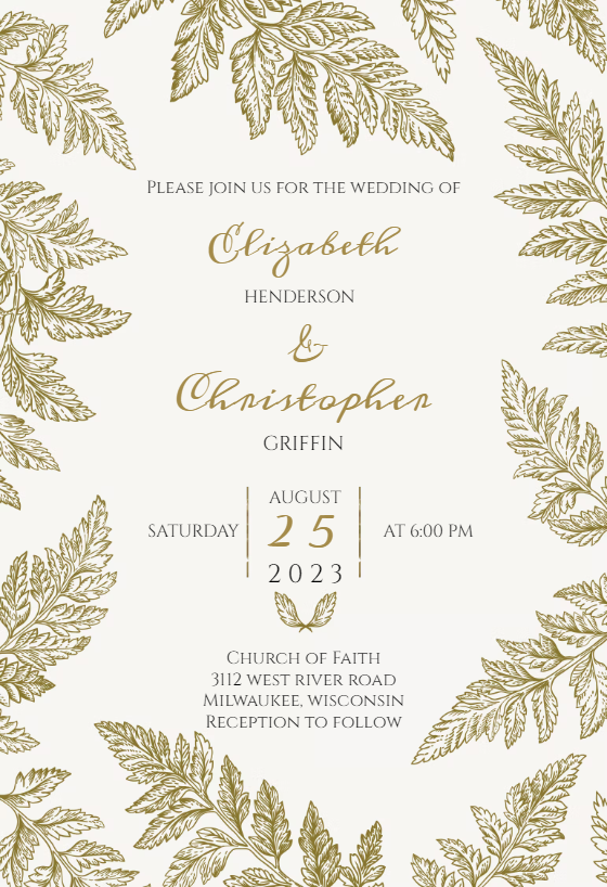 Wedding Invitation Templates (Free) | Greetings Island