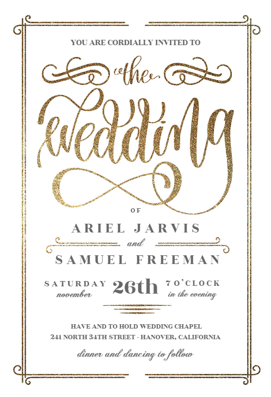 Wedding Invitation Templates (Free) | Greetings Island