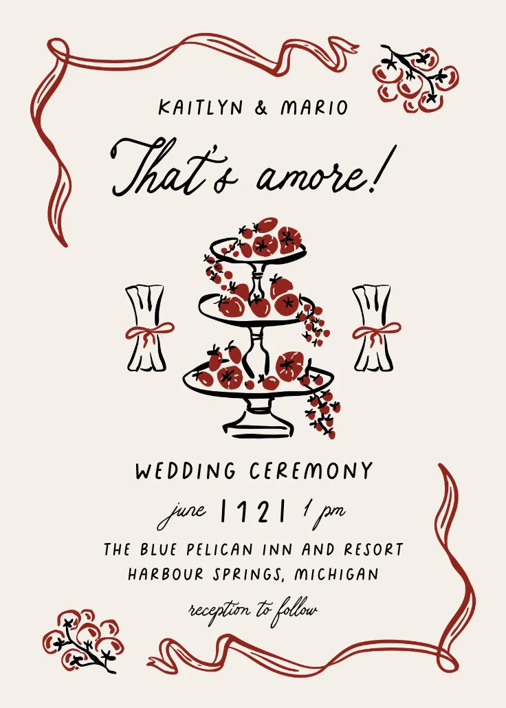 Tomattino｜結婚式招待状