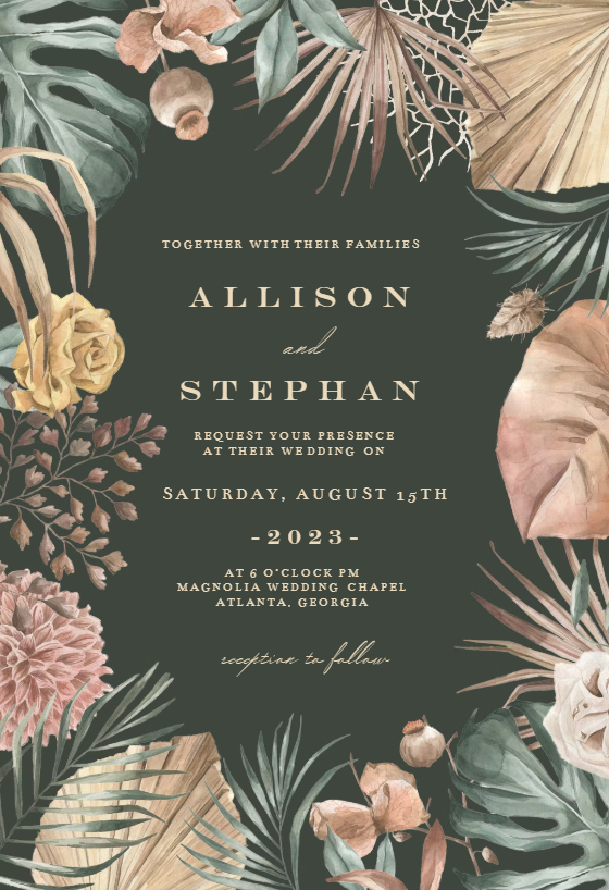 Wedding Invitation Templates (Free) | Greetings Island