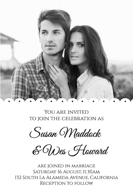 Wedding Invitation Templates (Free) | Greetings Island